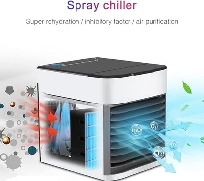 Arctic Air Ultra 3-in-1 Mini USB Portable Air Cooler | Personal Evaporative AC with LED Night Light